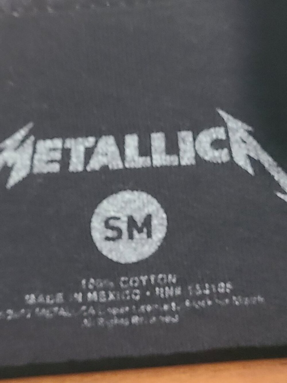 Metallica Master Of Puppets Black Small 2-Sided T-Shirt Thrash Metal - Picture 3 of 5
